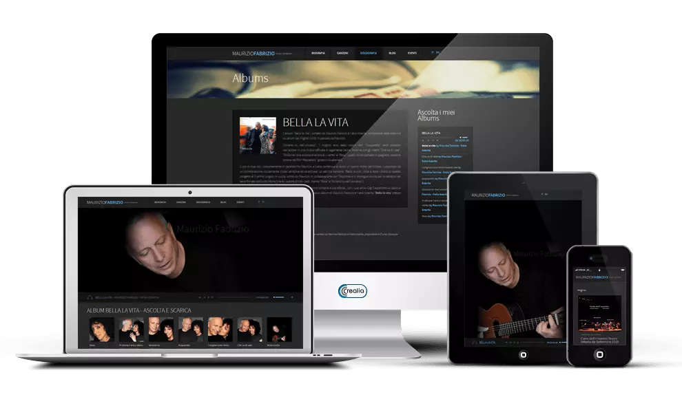 Creazione sito web per Maurizio Fabrizio